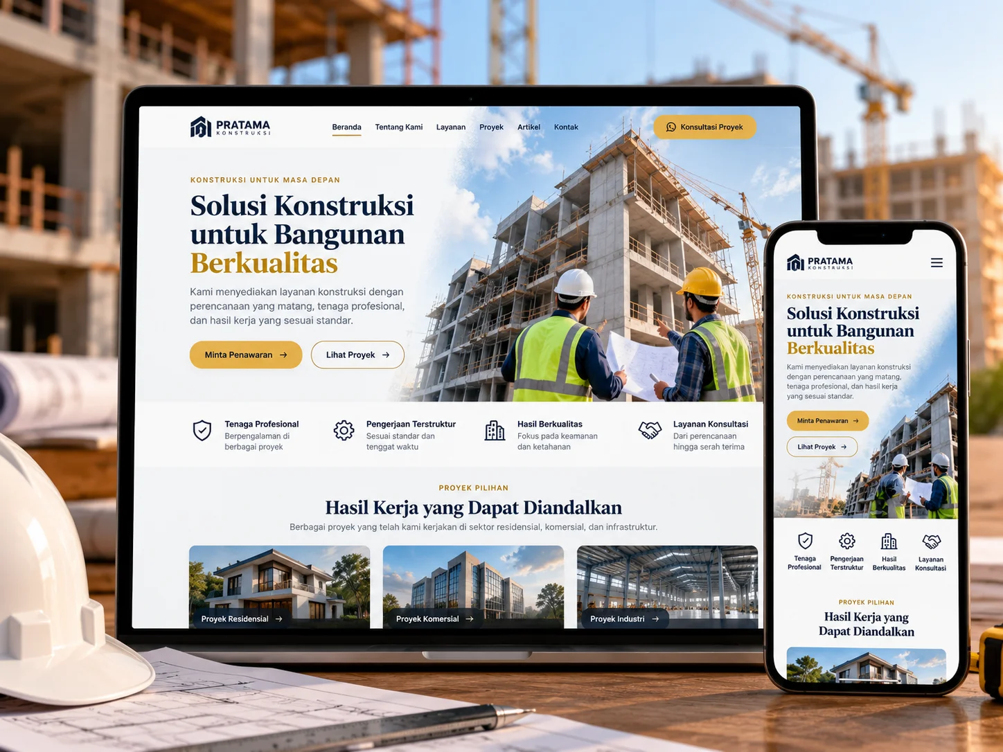 Demo website rental