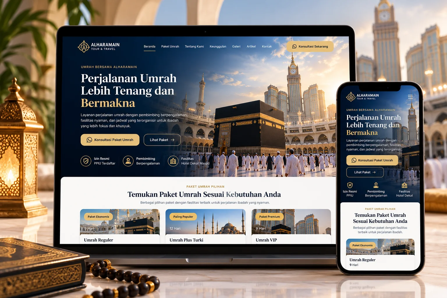 Demo website travel